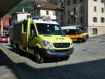 (237'750) - Corpo Pompieri Alta Leventina - TI 5901 - Mercedes am 2. Juli 2022 in Airolo, Post