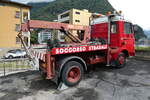 (280'319) - Soccorso Stradale - Saurer-OM am 13. September 2025 beim Bahnhof Castione-Arbedo