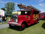 (263'091) - Feuerwehr, Saurer - TG 114 - Saurer am 25.