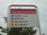 Frauenfeld/278855/134907---stadtbus-frauenfeld-haltestelle---frauenfeld (134'907) - StadtBUS Frauenfeld-Haltestelle - Frauenfeld, Jugendmusikschule - am 10. Juli 2011