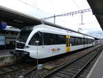 Romanshorn/844798/260930---thurbo-pendelzug---nr-727-3 (260'930) - thurbo-Pendelzug - Nr. 727-3 - am 1. April 2024 im Bahnhof Romanshorn