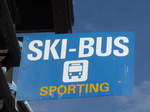 (178'187) - Ski-Bus-Haltestelle - Les Collons, Sporting - am 28.
