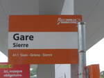 (225'393) - Ballestraz-Haltestelle - Sierre, Gare - am 1.