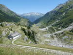 Alpschaften/820345/252553---ausblick-vom-staudamm-am (252'553) - Ausblick vom Staudamm am 9. Juli 2023 auf der Gscheneralp