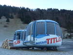 (177'439) - Ausrangierte Titlis-Rotair-Kabine - Nr. 7 - am 30. Dezember 2016 in Engelberg, Titlisbahnen