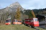 (281'942) - Stalden-Staldenried - Nr. 2 + Schilthornbahn + DUI Unterwasser - Nr. 1 - am 31. Oktober 2025 in Kandersteg, Museum