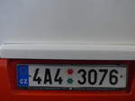 (198'851) - Autonummer aus Tschechien - 4A4 3076 - am 20.