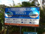 (190'515) - Tafel vom Hahei Holiday Resort am 20.