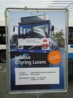 (132'983) - Plakat fr Infobus Cityring Luzern am 11.