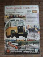 (156'950) - Plakat von Jan Hofstra Reizen am 20. November 2013 in Drachten, Autobusmuseum