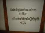 (137'616) - Inschrift im Hotel St.